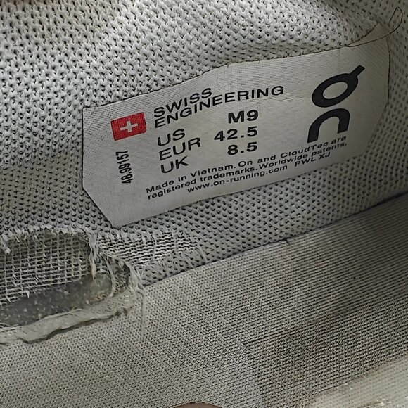 On Cloud "The Roger" Centre Court Tennis Sneaker Men's Size 9 - Picture 14 of 14